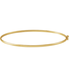Brc954 14K Yellow 1.8 Mm 6 45 In Polished Endless Bangle