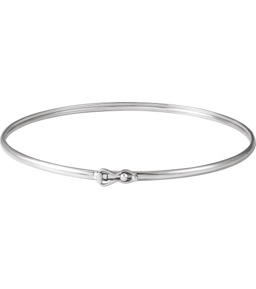 Brc954 14K White 1.8 Mm 6 45 In Polished Endless Bangle