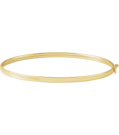 Brc954 14K Yellow 2.85 Mm 6 45 In Polished Endless Bangle
