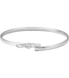 Brc954 14K White 2.85 Mm 6 45 In Polished Endless Bangle