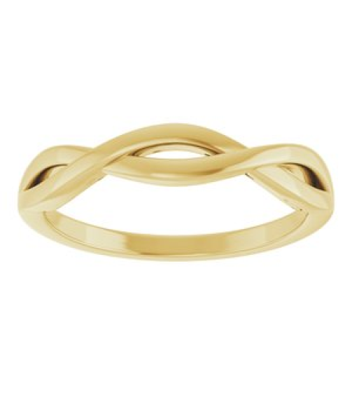 57897 Ring 14K Yellow Polished Twisted Ring