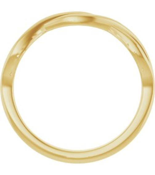 57897 Ring 14K Yellow Polished Twisted Ring