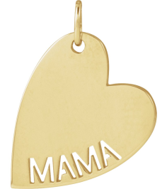 88484 Pendant 14K Yellow Mama 16.6 X 11.2 Mm Polished Mama Pendant