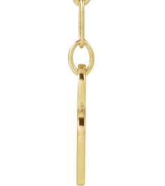 88484 Necklace 14K Yellow Mama 16.6 X 11.2 Mm 18 In Polished Mama Necklace