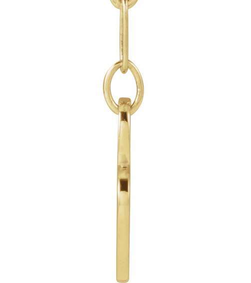 88484 Necklace 14K Yellow Mama 16.6 X 11.2 Mm 18 In Polished Mama Necklace