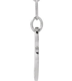 88484 Necklace Sterling Silver Sister 16.6 X 11.2 Mm 18 In Polished Sister Necklace