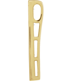 689110 Pendant Unset 14K Rose Round 2.1Mm 15 Ctw Polished Vertical Pendant Mounting