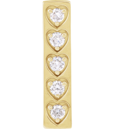 689110 Pendant Set 14K Yellow Round Natural Diamond 2.1Mm 15 Ctw I1-I2, G-I Polished 15 Ctw Natural Diamond Vertical Pendant