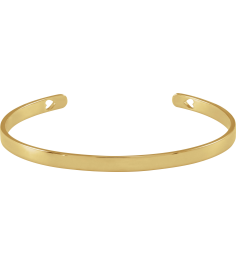 Brc892 14K Yellow Heart Polished Engravable Cuff Bracelet
