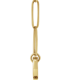 88416 Necklace 14K Yellow 13.73 X 7.65 Mm 18 In Polished Charm Necklace