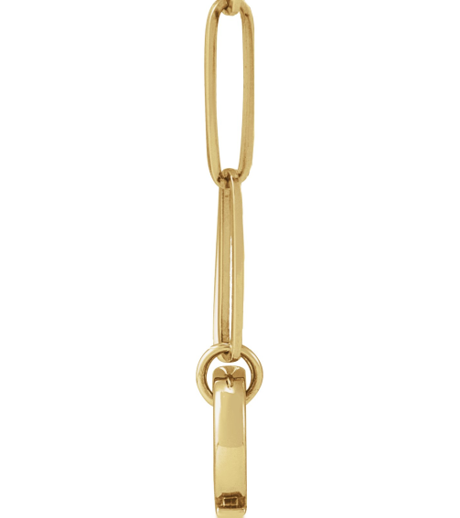 88416 Necklace 14K Yellow 13.73 X 7.65 Mm 18 In Polished Charm Necklace