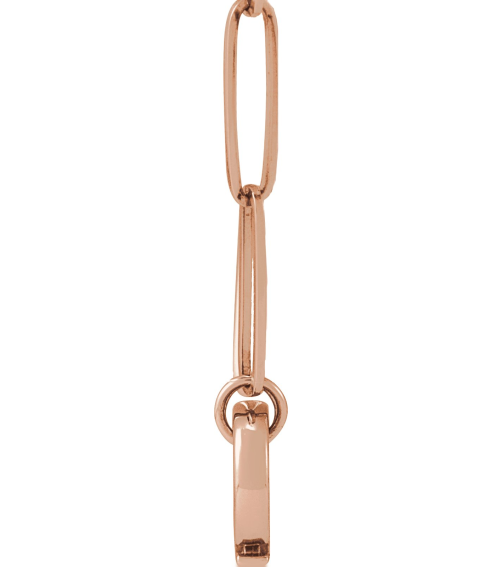 88416 Necklace 14K Rose 13.73 X 7.65 Mm 18 In Polished Charm Necklace