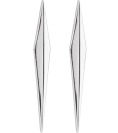 88589 Earring Sterling Silver 23 X 3 Mm Pair Friction Backs Included Polished Geometric Drop Earrings