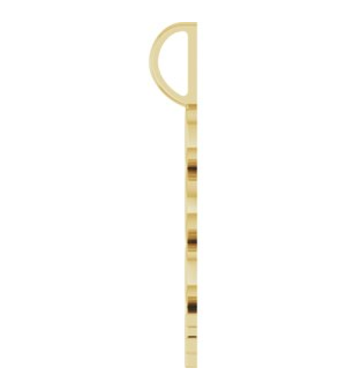87773 Pendant 14K Yellow 2024 30.6 X 8 Mm Polished 2024 Pendant