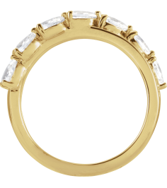 689127 Ring Set 14K Yellow Lab-Grown Diamond Pear 4 X 3 Mm Lab-Grown Diamond Polished 1 18 Ctw Lab-Grown Diamond Ring