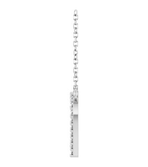 88611 Necklace Set Sterling Silver Round Natural Diamond 13.4 X 12.5 Mm 1.2Mm 16 Ctw I1, G-H 18 In Polished 16 Ctw Natural Diamond Heart Necklace