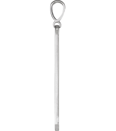 88540 Pendant Set Sterling Silver Round Natural Diamond 1Mm .0075 Ctw I1, G-H Polished .0075 Ctw Natural Diamond Engravable Elongated Bar Pendant