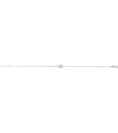 Brc957 Bracelet Sterling Silver Initial A 6 12-7 12 In Polished Initial Bracelet