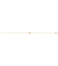 Brc957 Bracelet 14K Yellow Initial A 6 12-7 12 In Polished Initial Bracelet