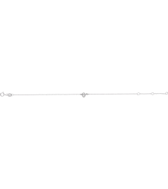 Brc957 Bracelet Platinum Initial O 6 12-7 12 In Polished Initial Bracelet