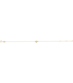 Brc957 Bracelet 14K Yellow Initial O 6 12-7 12 In Polished Initial Bracelet