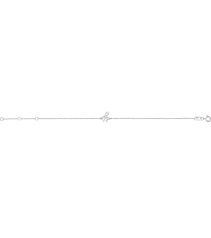 Brc957 Bracelet Sterling Silver Initial Y 6 12-7 12 In Polished Initial Bracelet