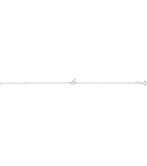 Brc957 Bracelet Sterling Silver Initial Y 6 12-7 12 In Polished Initial Bracelet