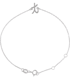 Brc957 Bracelet Sterling Silver Initial T 6 12-7 12 In Polished Initial Bracelet