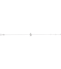 Brc957 Bracelet Sterling Silver Initial B 6 12-7 12 In Polished Initial Bracelet