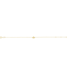Brc957 Bracelet 14K Yellow Initial S 6 12-7 12 In Polished Initial Bracelet