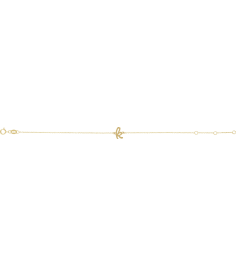 Brc957 Bracelet 14K Yellow Initial K 6 12-7 12 In Polished Initial Bracelet