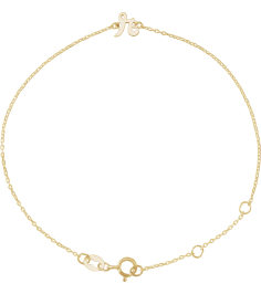 Brc957 Bracelet 14K Yellow Initial R 6 12-7 12 In Polished Initial Bracelet