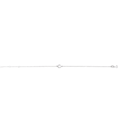 Brc957 Bracelet Platinum Initial C 6 12-7 12 In Polished Initial Bracelet