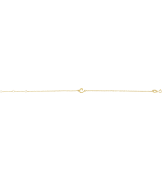 Brc957 Bracelet 14K Yellow Initial C 6 12-7 12 In Polished Initial Bracelet