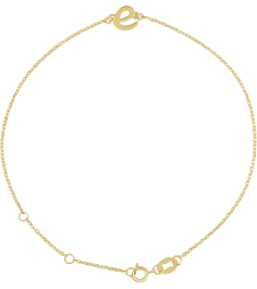 Brc957 Bracelet 14K Yellow Initial E 6 12-7 12 In Polished Initial Bracelet