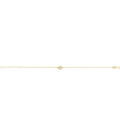 Brc957 Bracelet 14K Yellow Initial E 6 12-7 12 In Polished Initial Bracelet