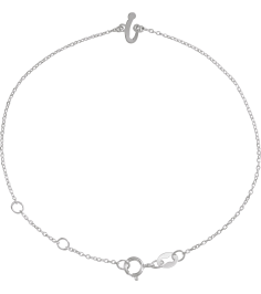 Brc957 Bracelet Sterling Silver Initial I 6 12-7 12 In Polished Initial Bracelet