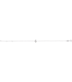 Brc957 Bracelet Sterling Silver Initial I 6 12-7 12 In Polished Initial Bracelet
