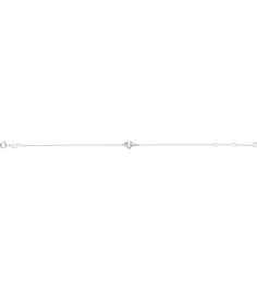 Brc957 Bracelet Platinum Initial V 6 12-7 12 In Polished Initial Bracelet