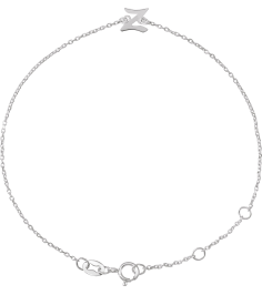 Brc957 Bracelet Sterling Silver Initial Z 6 12-7 12 In Polished Initial Bracelet