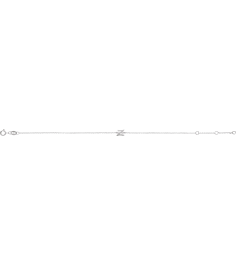 Brc957 Bracelet Sterling Silver Initial Z 6 12-7 12 In Polished Initial Bracelet