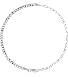 Ch1247 Sterling Silver Paperclip-Style 2.7 Mm 7 In Lobster Clasp Polished Curb And Paperclip-Style 5050 Chain