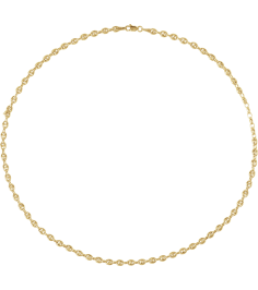 Ch1248 14K Yellow Anchor 3.8 Mm 18 In Lobster Clasp Polished Puffed Anchor Chain