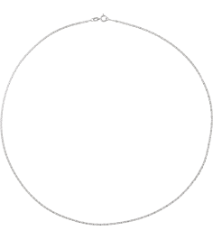 Ch1249 Sterling Silver Mirror 1.3 Mm 16 In Spring Ring Polished Mirror Chain