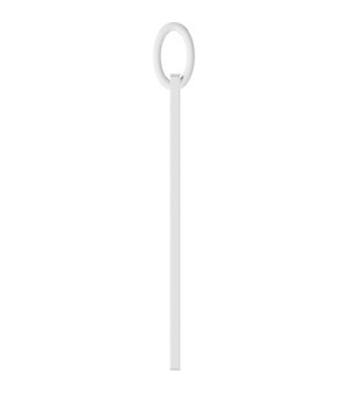 88622 Pendant 14K White 2024 27 X 6.6 Mm Polished Roman Numeral Year Pendant