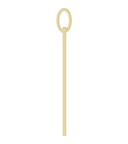 88622 Pendant 14K Yellow 2024 27 X 6.6 Mm Polished Roman Numeral Year Pendant