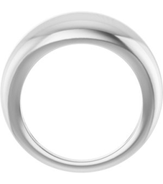 50199 Platinum 7 8 Mm Polished Dome Ring