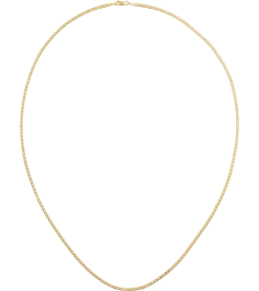 Ch484 14K Yellow Anchor 2.25 Mm 24 In Lobster Clasp Polished Curbed Anchor Chain