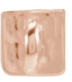 88648 Necklace Center 14K Rose 28.5 X 2.5 Mm Polished Four Sided Engravable Bar Necklace Center