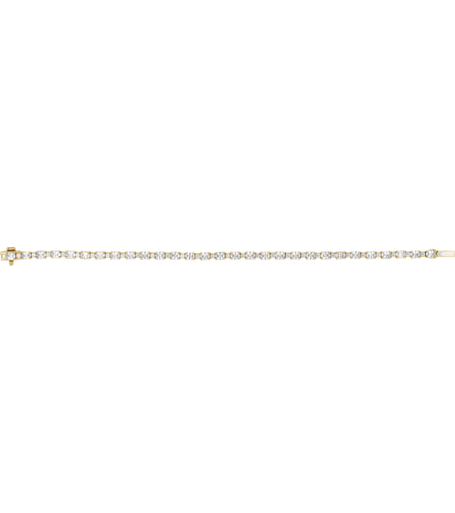 Brc975 Bracelet Set 14K Yellow Oval Lab-Grown Diamond Lab-Grown Diamond 4 X 3Mm 5 12 Ctw Si, G-H 7 In Polished 5 12 Ctw Lab-Grown Diamond Line Bracelet